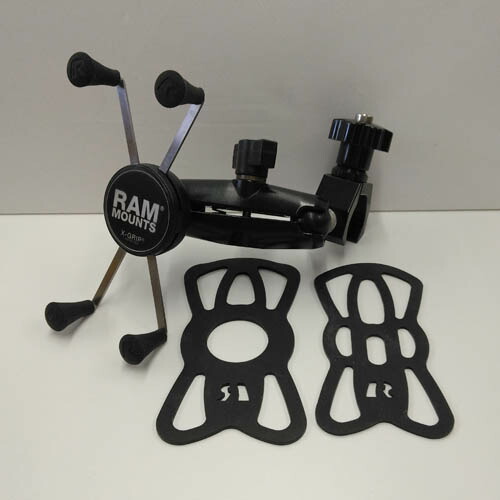 【楽天市場】【中古品】【ラムマウント】スマートフォン用ホルダー XグリップセットXグリップ+ダブルソケットアーム+ポールクランプテザー（固定用