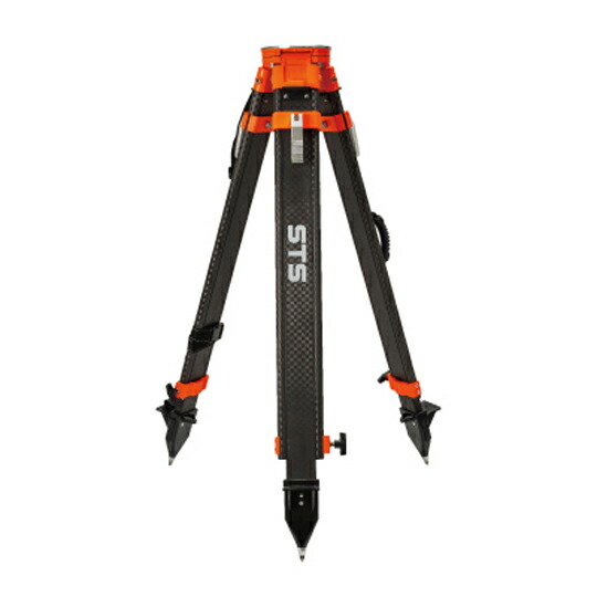 【STS】【新品】カーボン三脚 　PCT-58定心桿5/8インチ脚頭カバー・六角レンチ・開き防止バンド付属【送料無料】｜測量・土木　中古販売　ソククル 52,800円
