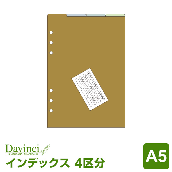 ダヴィンチ　システムバインダー　Ａ５ レイメイ Davinci システムバインダーA5サイズ (ブラック