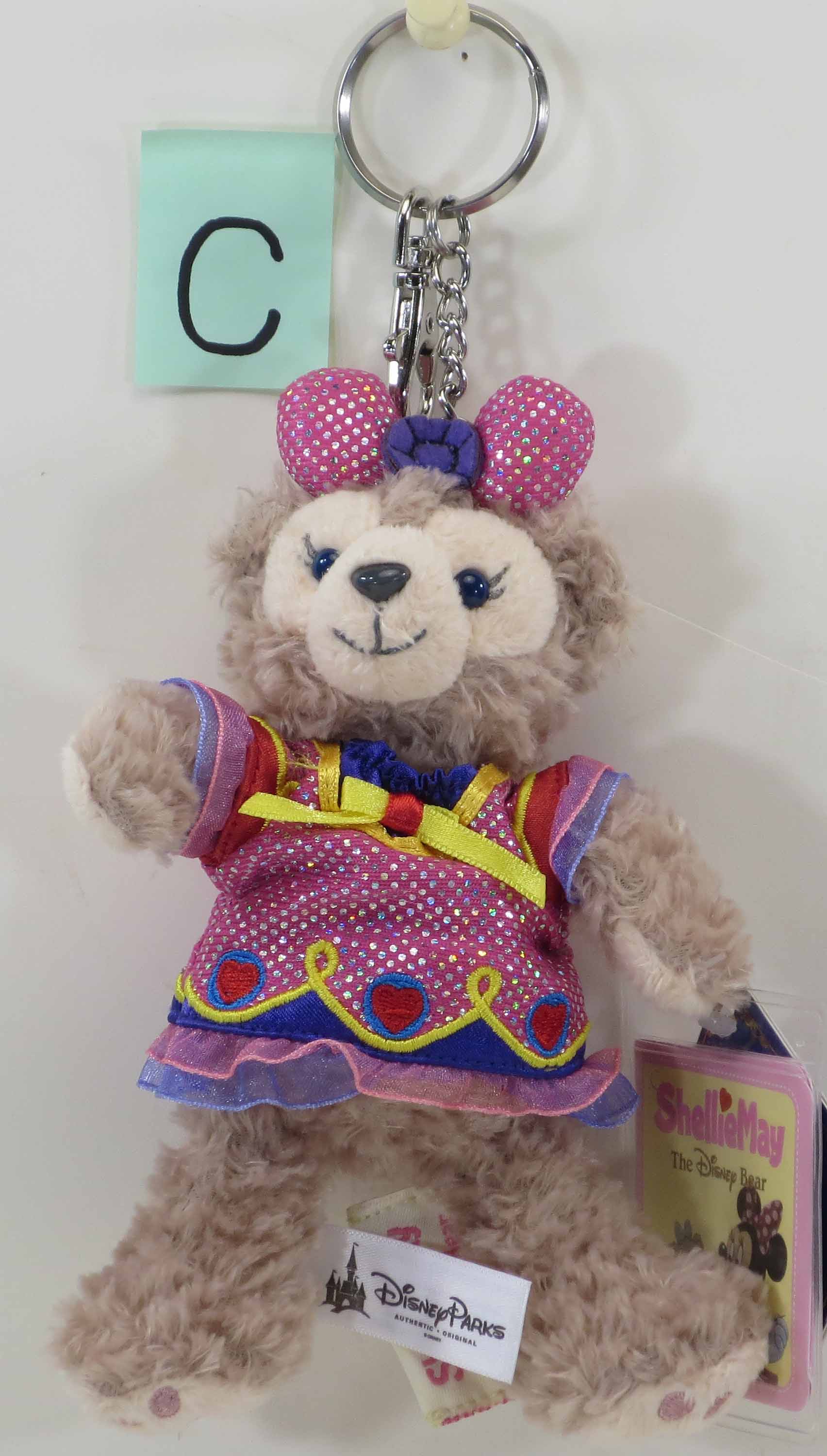 HKDL 香港 ディズニー シェリーメイ アリス ぬいぐるみ キーチェーン シェリーメイ ぬいぐるみキーチェーン アリスコスチューム 香港