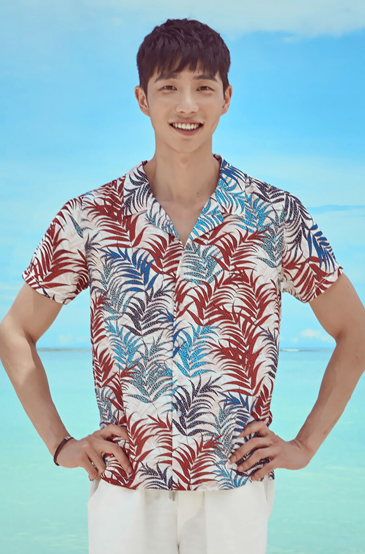 全日本送料無料 カップル 記念日 お揃い プレゼント 男女 服 メンズ レディース 彼氏 彼女 Vネック ワンピース 体型カバー 半袖 トップス ポケット ハーフパンツ 3点セット ブランド 韓国 Shebeach シービーチ 正規品 夏 海 白 シンプル 無地 植物 ボタニカル 伸縮性あり