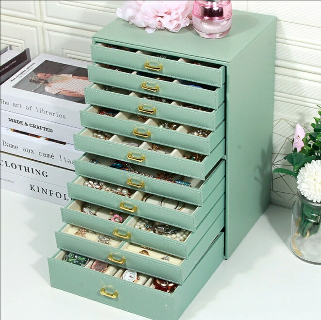 宝飾品ボックス席 大静電容量 10段納める 宝飾品容れもの 付属物ボックス席 付属物 納める 宝飾品 付属物ボックス席 大静電容量 抽き出し 小入れもの 付属物 納める 今めかしい 容れもの パウダーコンパクト 好いたらしい 首飾り ピアス 輪っか 首飾り 指環 貴石 新やって行く