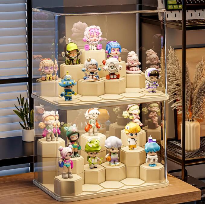 透明ケースフィギュア棚 アクリルディスプレイケース 大型 Amazon co 