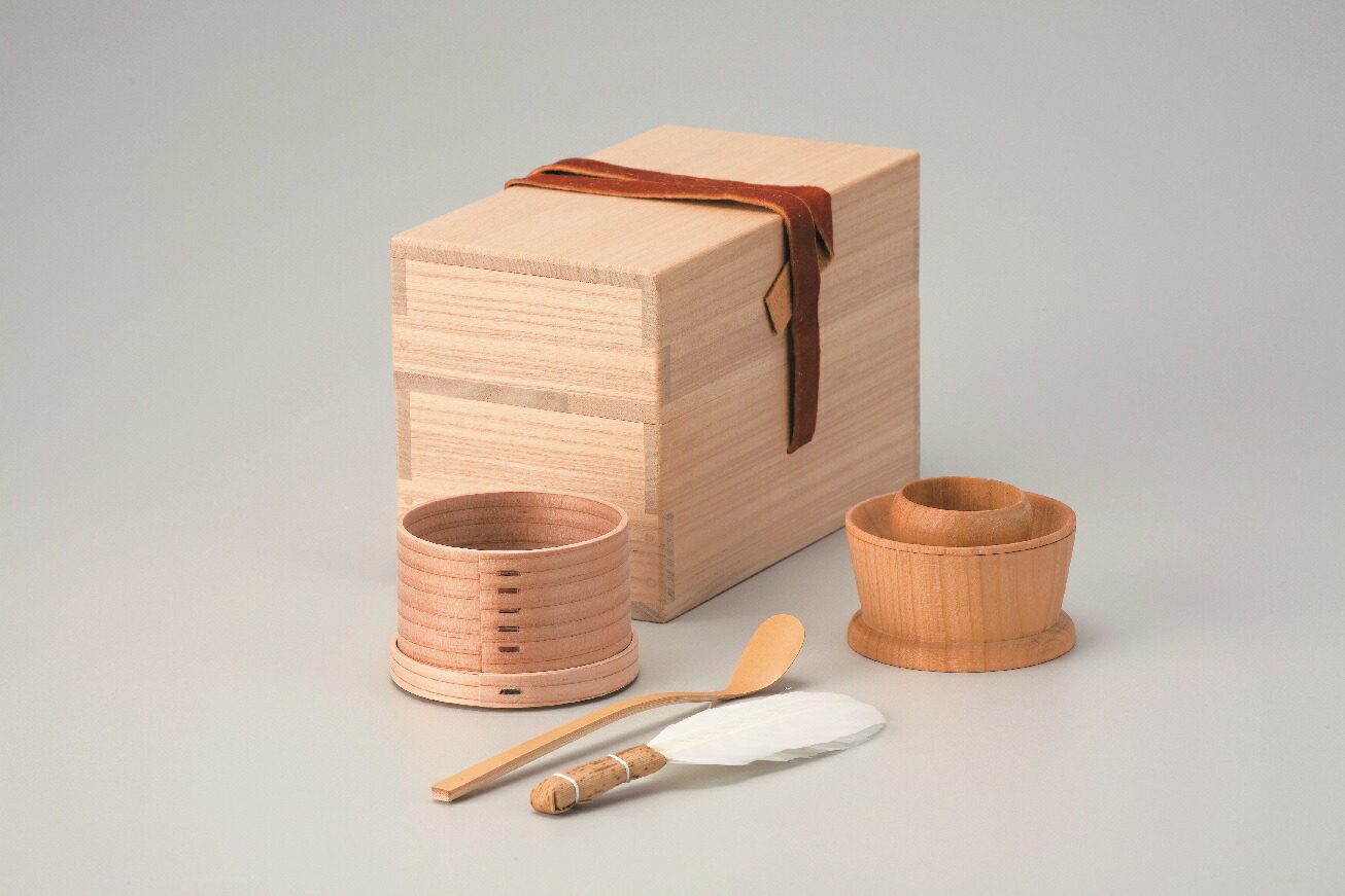 茶道具　葉茶漏斗セット 茶道具 葉茶漏斗セット(詰茶入・ヘラ付)｜コレクション