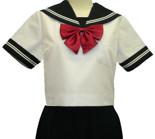 超人気話題の夏半袖セーラー服Teen-SH68Big 高校生 学生 中学 女子高生 進学 学校スクール ネイビー 紺 無地｜セーラー服ネット通販Ｔｅｅｎｓ