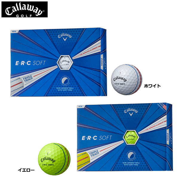 楽天市場 キャロウェイ Ercソフト ゴルフボール Callaway Soft 神戸ティーオリーヴ楽天市場店