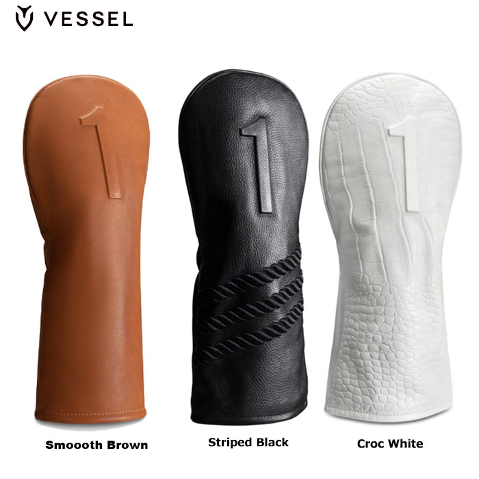 VESSEL LUX ヘッドカバー LUX HEADCOVER EMBOSSED ドライバー用 HC1123