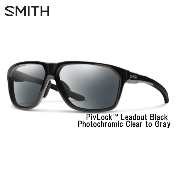 SMITH スミス サングラス ピブロック リードアウト Black （Photochromic Clear to Gray）アジアフィット