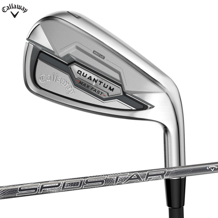 【予約】キャロウェイ QUANTUM MAX FAST アイアン #7-P.A 5本セット クアンタム マックスファスト IRONS SPDSTARシャフト装着 ゴルフクラブ