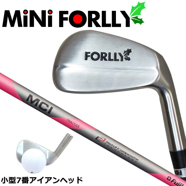 楽天市場】ボールを打てるスイング練習アイアン mini FORLLY 各番手に