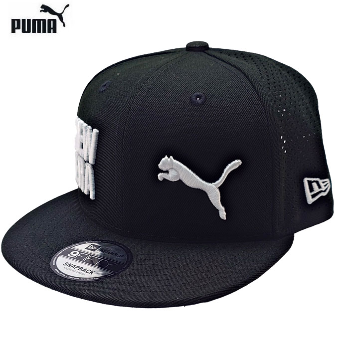 【6/1-6/30 エントリーで尖んがり3倍】PUMA 027714 ピューマ×ニュー内鰓 9FIFTY コラボロゴ 鳥打ち帽
