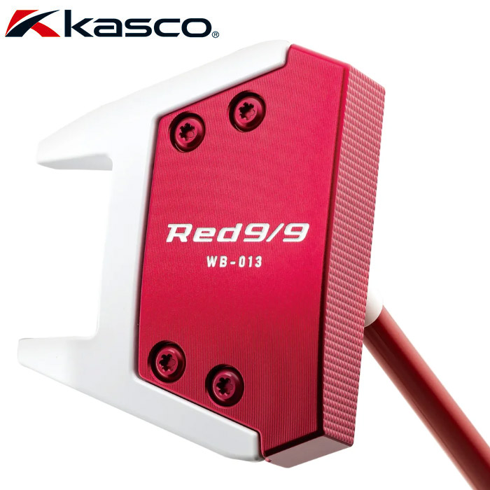 Kasco WB-013 キャスコ Red9/9 White Back ツノ型アライメントタイプ パター｜ティーオリーヴ芦屋店