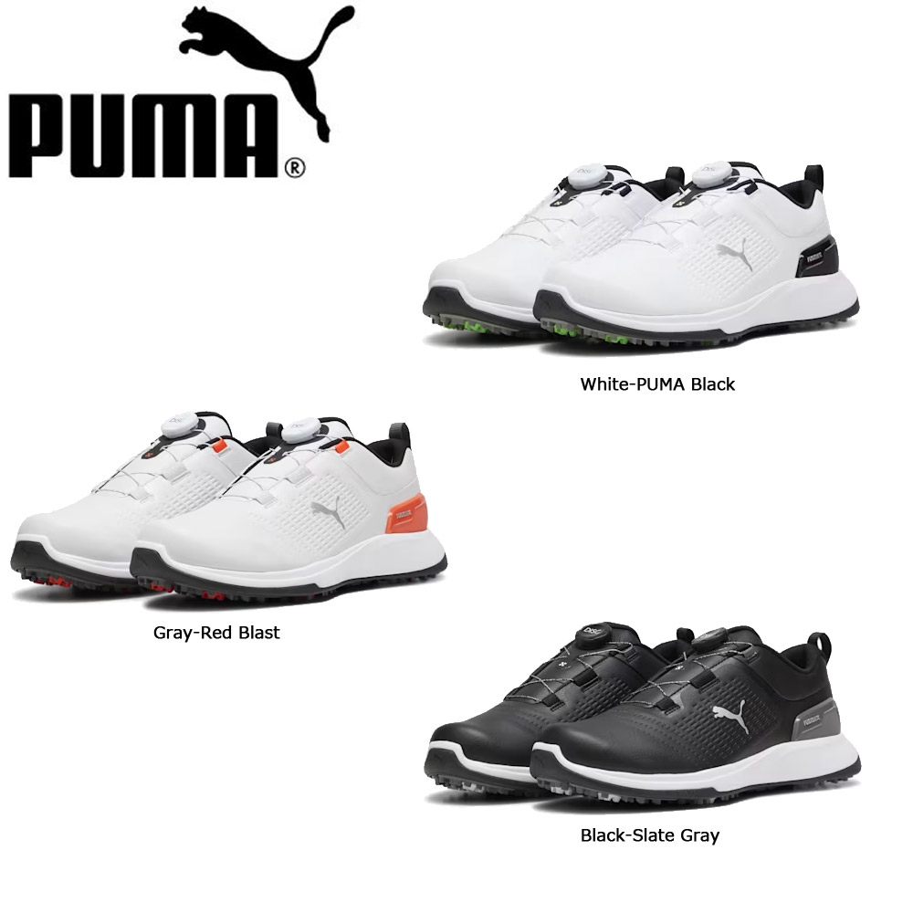 【ゴルフ有りがたさ祭エントリーでP3倍】PUMA 379211 ピューマ メンズ ゴルフ グリップフュージョン フレックス レコード盤 スパイク シューズ 日本操作手順
