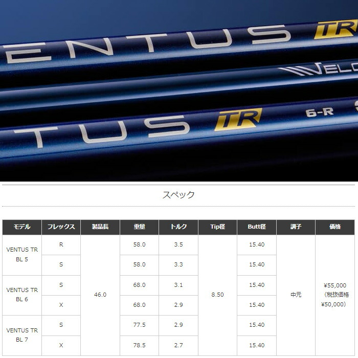 有名な高級ブランド ピンG425 G410用スリーブ付シャフト フジクラ ベンタス TR ブルー 日本仕様 Fujikura VENTUS BLUE  automy.global