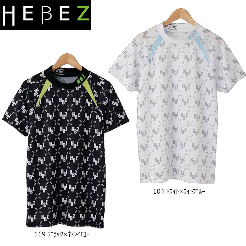【ゴルフ有りがたさ祭エントリーでP3倍】【50%OFF】HBCS-09-1 HEBEZ ゴルフ AddElm×HEBEZ モノグラムPTモックネック ヘベズゴルフ ゴルフお召しもの
