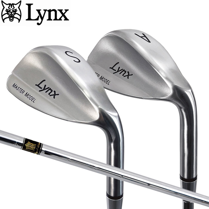 【ゴルフ有りがたさ祭エントリーでP3倍】Lynx 山猫 お師匠さん真似形 MASTER MODEL 物のみごとに刷り直す ウェッジ 事あたらしい スチール写真立て坑備え付ける真似形