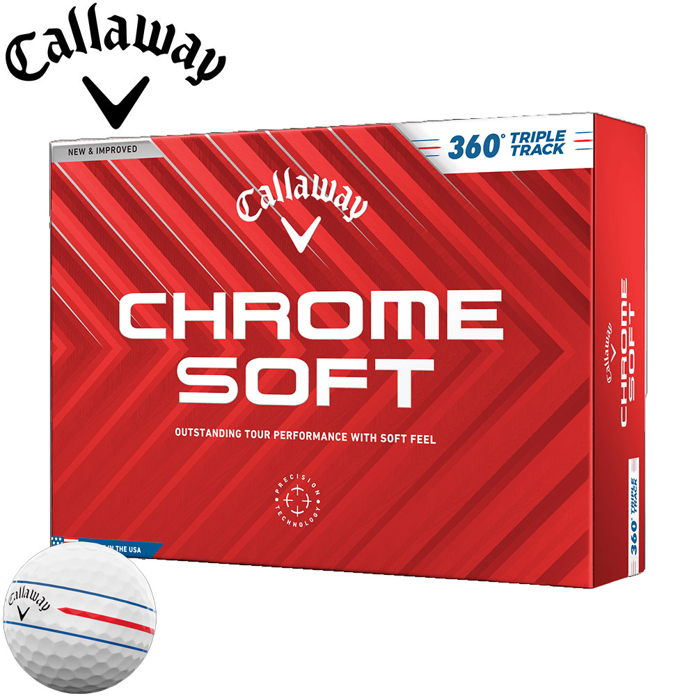キャロウェイ◆クロムソフト1ダース CHROME SOFT キャロウェイ クロムソフト ゴルフボール 2024年