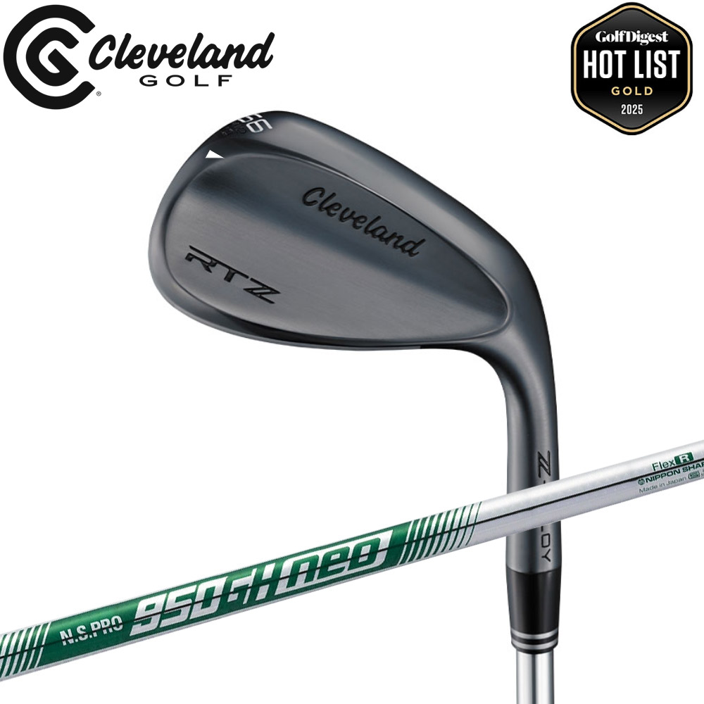 Cleveland Golf クリーブランド RTZ ブラックサテン ウエッジ N.S.PRO 950GH neo装着モデル 日本仕様 Z-ALLOY