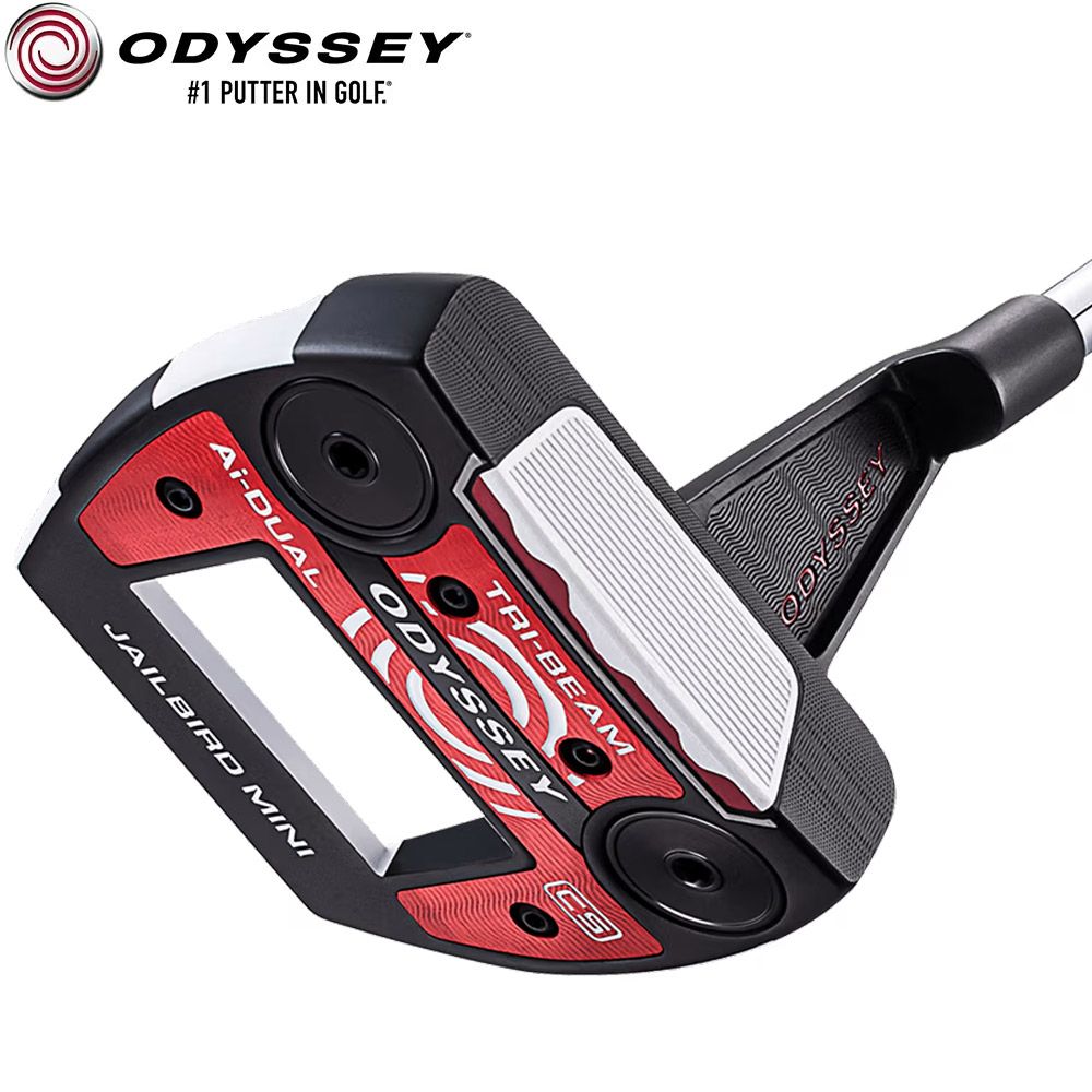 ODYSSEY Ai-DUAL TRI-BEAM JAILBIRD MINI CSパター オデッセイ エーアイ デュアル トライビームジェイルバード ミニ|ティーオリーヴ芦屋店