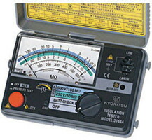 ポイント2倍 共立電気計器 MODEL3161A 絶縁抵抗計 15V/500V 『3161A共立』KYORITSU