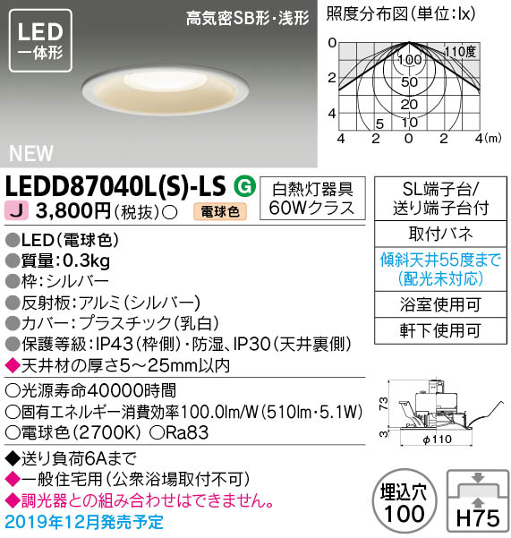 楽天市場】パナソニック XND1069WN LE9 (XND1069WNLE9） 天井埋込型 LED (昼白色） ダウンライト 浅型9H・ビーム角80度 ・拡散タイプ・光源遮光角15度 : てかりま専科