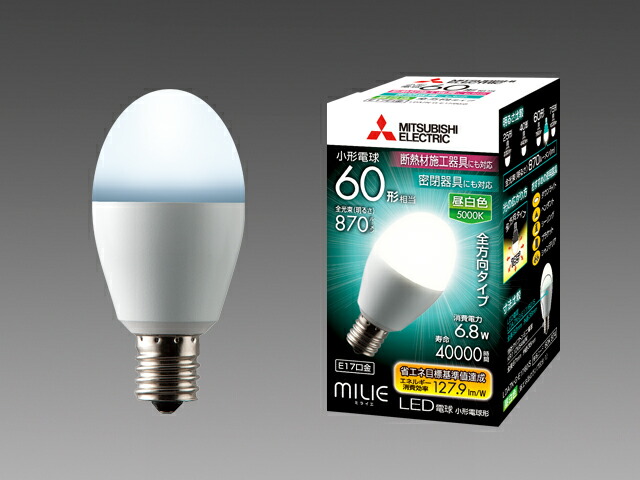 【6個セット】三菱 LED電球 LDA8L-G/60/D/S-A tekarimasenka_lda8l-g60ds-a