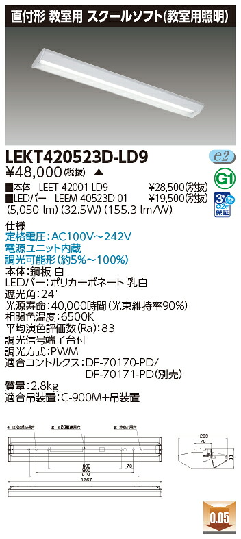 東芝 10台書き割り LEKT420523D-LD9 LED軍事基地点火装置 ＴＥＮＱＯＯ直付４０形学院ホンブルグ帽 (LEKT420523DLD9) 受注生み出すこと