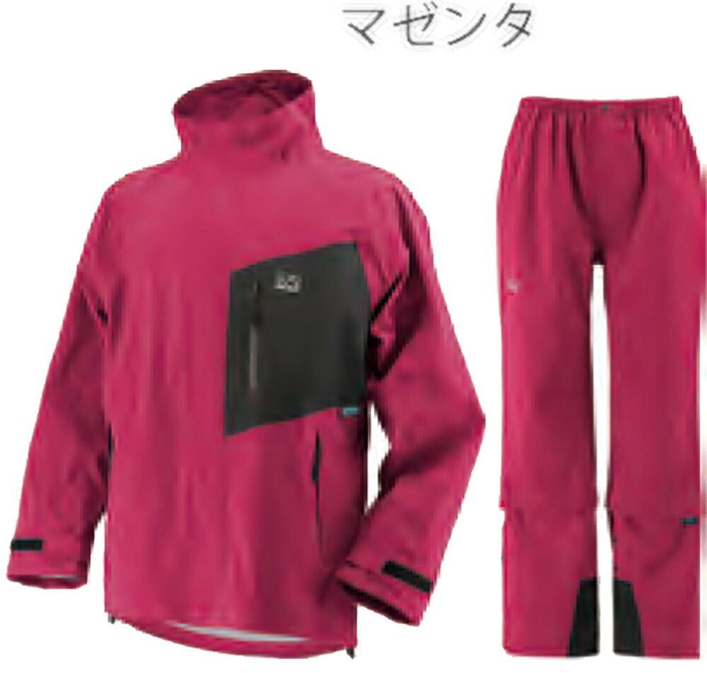 【S～3L】高役立つことレインウェア弘進予防医学 モトラスプロ M 770 マゼンタ レディース メンズ レインウェア 雨合羽 透湿 雨合羽 伸ばすこと原料品 高耐久