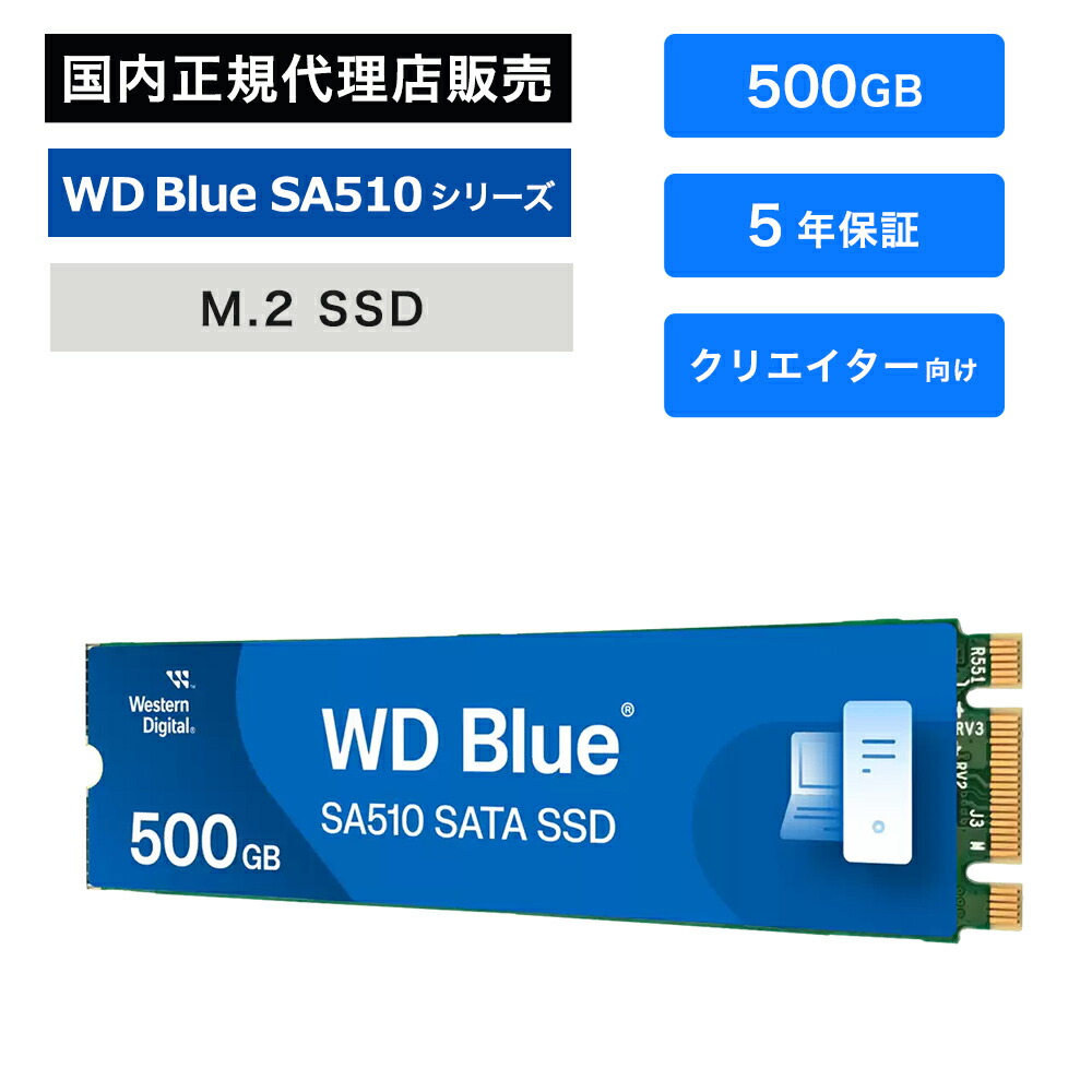 楽天市場】SanDisk (サンディスク) WD_Blue SA510 SSD 4TB WDS400T3B0A