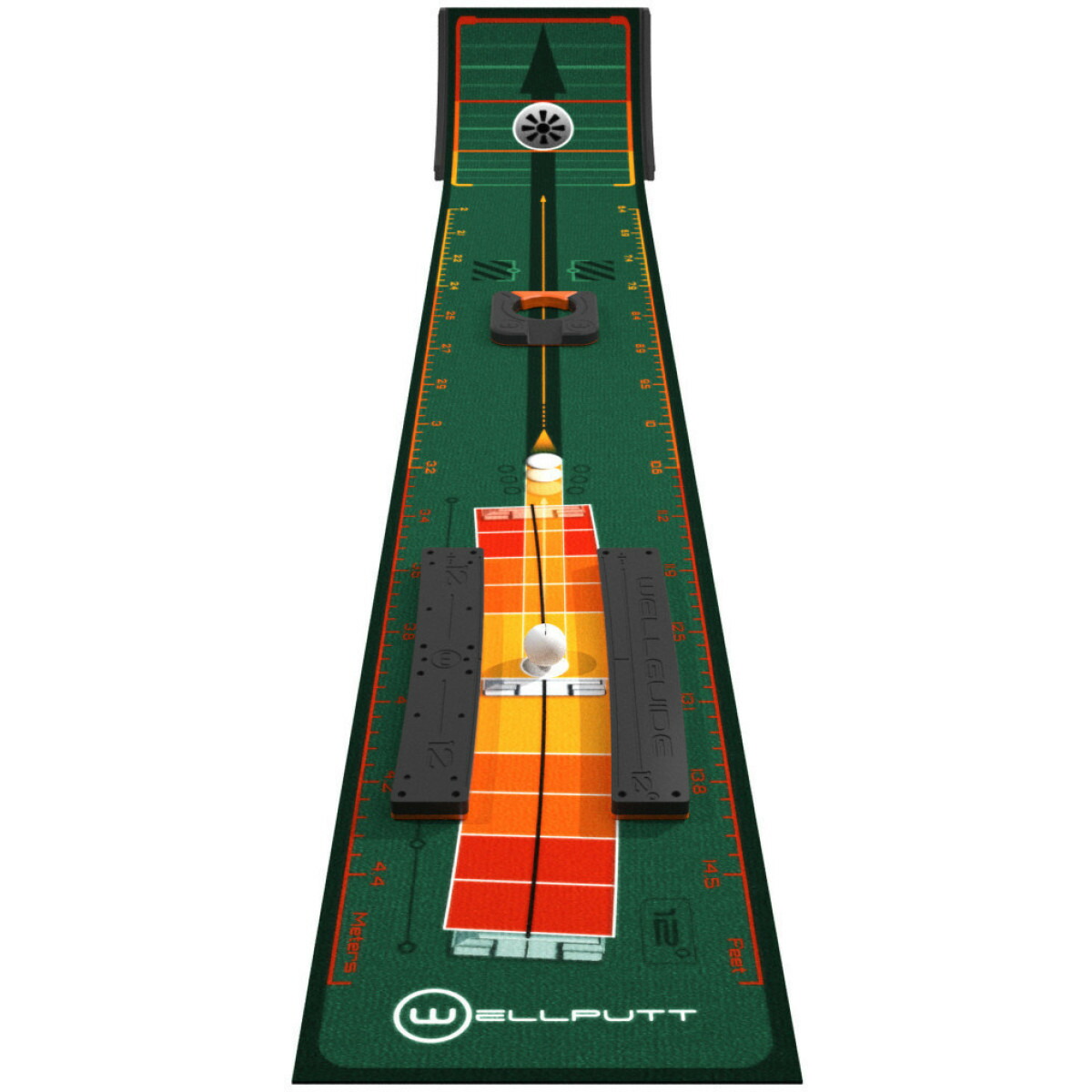WELLPUTT ウェルパット 2m パター練習 パッティング練習 Wellputt（ウェルパット）― 革新的なパター練習マットを展開｜テック