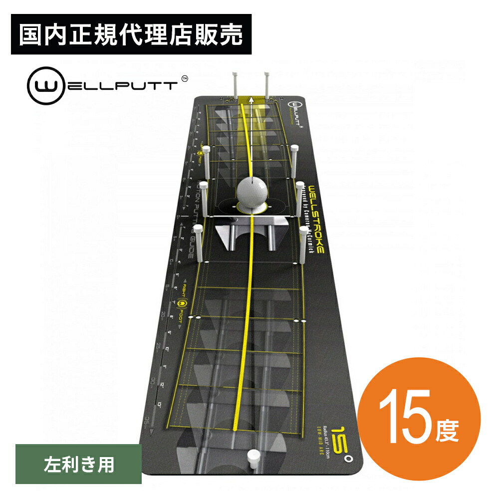 [新品]WELLPUTT ゴルフ パターマット18度 imgrc0111315216.jpg