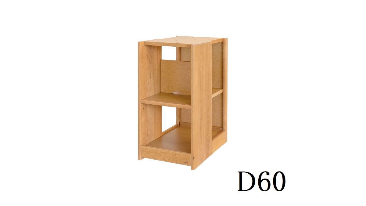 ラック脚 D60 収納棚 純国産品 浜本工芸 No.6000　【大型商品のため代引き不可】｜テルショップ・ジャパン店