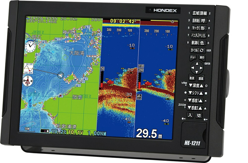 正規店仕入れの 楽天市場 4月発売 代引手数料無料 ホンデックス Hondex プロッター魚探 He 1211 12 1型液晶 Gps内蔵仕様 出力2kw テルショップ ジャパン楽天市場店 送料込 Lexusoman Com