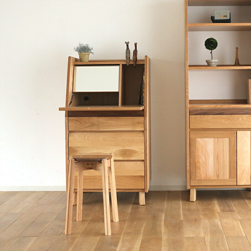 楽天市場】大雪木工 トリコ ライティングデスク 幅60 奥行44 高さ112