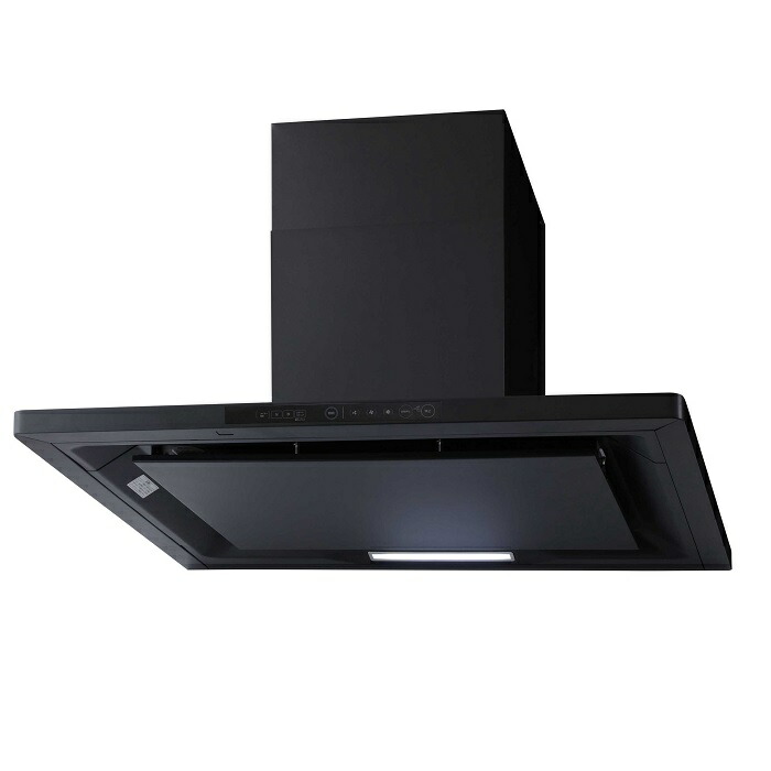 タジマ TAJIMA RANGE HOOD FLCK-90GB5080 レンジフード TJMデザイン 業務用 間口900・高さ500～800・奥行630mm・25kg ブラック 【送料無料※沖縄・離島は別途見積】