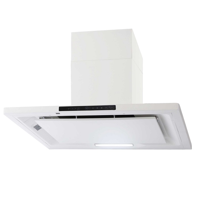 タジマ TAJIMA RANGE HOOD FLCK-90GW5080 レンジフード TJMデザイン 業務用 間口900・高さ500～800・奥行630mm・25kg ホワイト 【送料無料※沖縄・離島は別途見積】