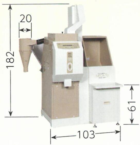 カンリウ工業 業務用石抜精米機 KANRYU-MPCA-50｜テルショップ・ジャパン店