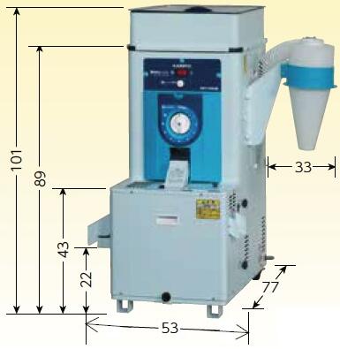 楽天市場】カンリウ工業 石抜精米機 SRT1563E 石抜き、低温精米