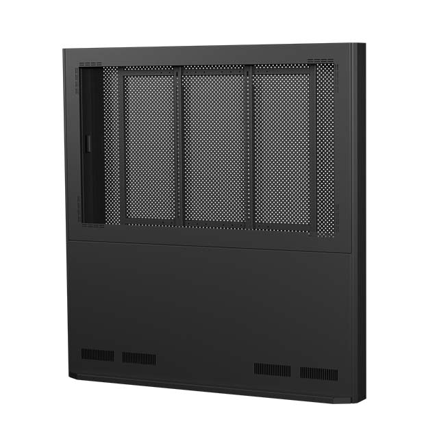 SDS デジタルサイネージ用ケーシングスタンド DS-CW165 横 アンカー固定タイプ ブラック エスディエス『受注生産品・代引き不可・車上渡し・個人宅配送不可』
