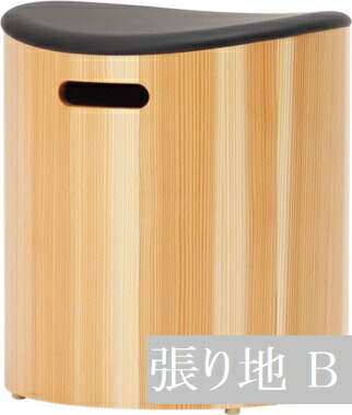 腰かけ 居敷き 天童木工 F-3253SG-NT 張り地評価B スギ圧密材(自然的)