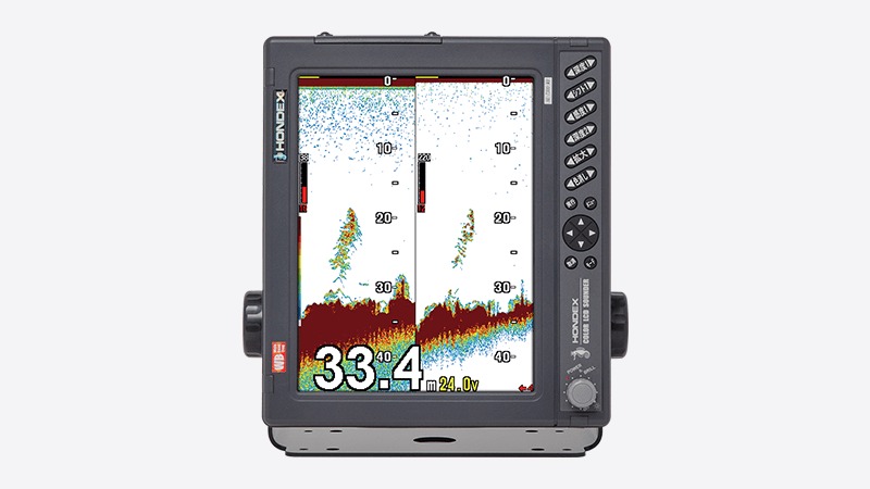 【貨物輸送無料】 ホンデックス HONDEX HE-7300-WB 10.4型液晶広々としたダンス楽隊魚探 【最終生産物/振りまわす子 L:1KW,H:1KW/TD340】