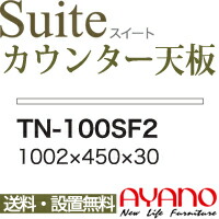 【関東送料無料】綾野製作所 / ユニット式食器棚 Suite スイート CONNRCT コネクト STELLA ステラ LUXIA ラクシア / 組み合わせ天板 奥浅 / TN-100SF2【代引き不可】