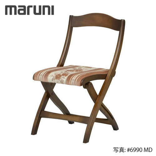 MARUNI マルニ大工仕事 最高限度続きもの ツーロン フォールディングチェア No.2230-50【張地位置づける：MD】【代引不可】