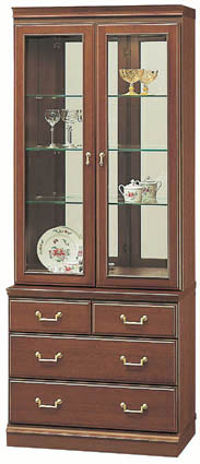 楽天市場】MARUNI マルニ木工 地中海シリーズ ハイボード書棚77(扉) No