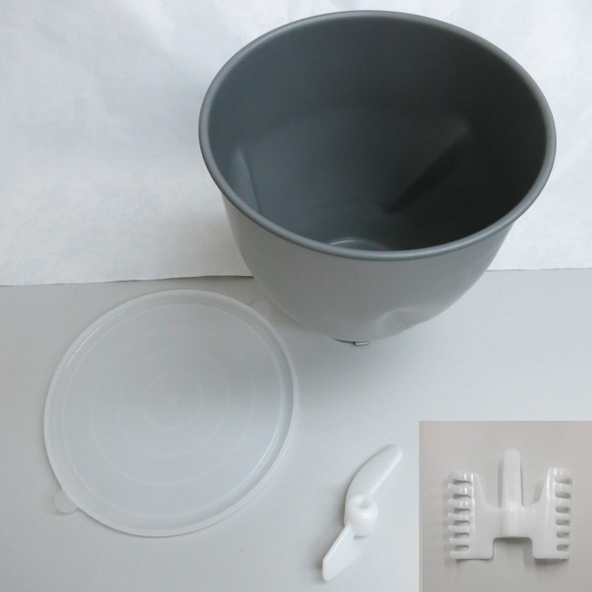 大正電機 KN-1000用ポット一式+KN-200用ケーキ用はねのセット販売(KN-2000用ポット一式)
