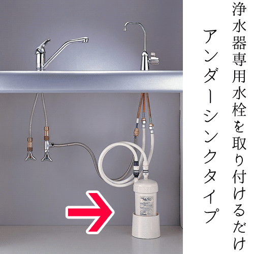 『貨物輸送無料』 クリタック22AUSS 浄水器 クリアビオ アンダーシンク手合い
