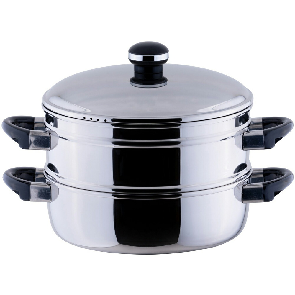 miyaco オブジェ(Objet) 蒸し器 25cm Amazon｜宮崎製作所 objet 二段蒸し器25cm OJ-8-4｜蒸し器