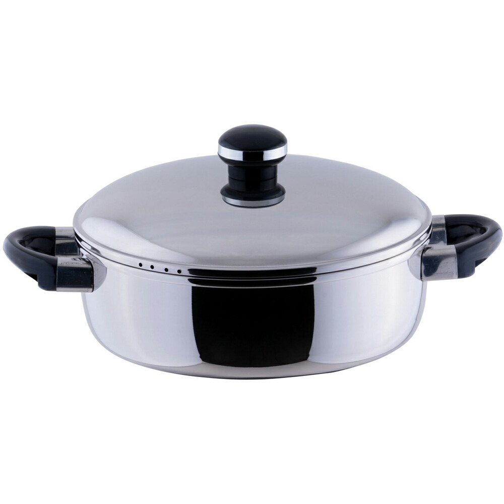 美品 3層鋼鍋 28cm OJ-19-1S 宮崎製作所 オブジェ　2段蒸し器 美品 3層鋼鍋 28cm OJ-19-1S 宮崎製作所 オブジェ 2段蒸し器