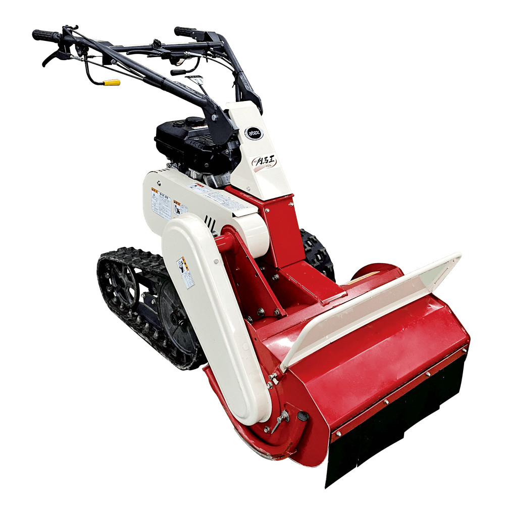 エンジン稼働確認。アテックスatex 　自走草刈機　 刈馬王　ハンマーナイフ アテックス｜草刈り機 atex 自走草刈機 刈馬王ホイルハンマー