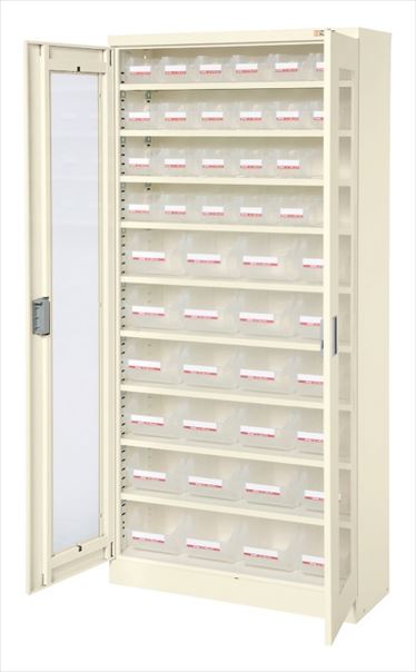 【人間宅送りとどける不可】サカエ SAKAE / コンテナラックケース（部分品ボックス席・扉付） ＳＣＲ－１８ＴＤＩ【通貨価値取り替えっこ・送りとどける第四次元任ずる不可】【サカエの大型商いものは車上渡しです】
